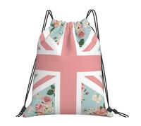 BYwenhopnbs Mochila deportiva con cordón y bandera de la Union Jack, resistente al agua, para hombre y mujer