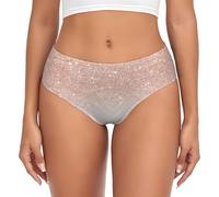 BYwenhopnbs Patrón bonito y brillante, calzoncillos de apoyo para mujer, ropa interior cómoda y suave para mujer, multicolor, M