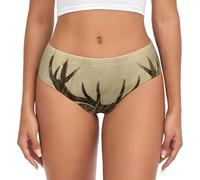 BYwenhopnbs Ropa Interior cómoda y Suave para Mujer, con diseño de Ciervo de Cola Blanca en el Desierto.