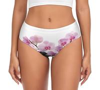 BYwenhopnbs Ropa Interior Suave y cómoda con Piedras y orquídea Rosa para Mujer.