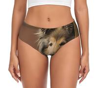 BYwenhopnbs Rough Collie Lassie Dogs Big Fluffy Dogs - Calzoncillos de apoyo para mujer, ropa interior cómoda y suave para mujer, multicolor, XXL