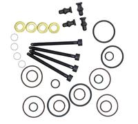 Bywindup Juego de 4 juntas para inyectores de válvulas y tornillos elásticos Compatible con los códigos de motor AGR, AHF, AJM, AMF, ALH 1.4 TDI 1.9 TDI 2.0 TDI Recambio para 038103385A 1417010997