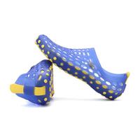 BYWXW Sandalias para hombres, Zapatos de agua de ducha zapatos interiores y Exteriores de playa, zapatos de jardín huecos al aire libre zapatillas frescas(Size:EU 43,Color:Azul)