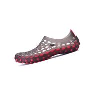 BYWXW Sandalias para hombres, Zapatos de agua de ducha zapatos interiores y Exteriores de playa, zapatos de jardín huecos al aire libre zapatillas frescas(Size:EU 37,Color:Rojo)