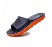 BYWXW Zapatillas Casuales, Diseño de Doble Capa Sandalias Suaves para Plantillas,Al Aire Libre Sandalias Zapatos de Playa y Piscina Verano Adulto Zapatillas(Size:EU 43,Color:Azul)