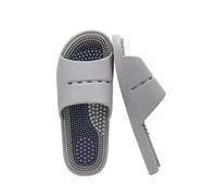 BYWXW Zapatillas de Masaje de acupresión terapéuticas de reflexología Sandalias para pies Acupoint Masaje Shiatsu Arco Dolor Alivio Antideslizante Zapatos de Masaje(Size:EU 44/45,Color:Gris)