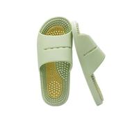 BYWXW Zapatillas de Masaje de acupresión terapéuticas de reflexología Sandalias para pies Acupoint Masaje Shiatsu Arco Dolor Alivio Antideslizante Zapatos de Masaje(Size:EU 40/41,Color:Green)