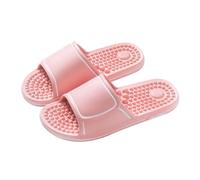 BYWXW Zapatillas de Mujer Hombres Plataforma Verano Playa Eva Suela Suave Sandalias de Slide Ducha Secado Rápido Baño Masaje Piscina Gimnasio Casa Pantuflas(Size:EU 40/41,Color:Pink)