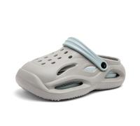 BYWXW Zapatillas Universal para hombres y mujeres,con cordones ajustables Zapatilla Antideslizante Suave de Casa Suela Gruesa para Interior Exterior Zapatos de Playa(Size:EU 36/37,Color:Gris)
