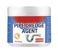 BYYLE esbloqueador de drenaje, 200 g, agentes de dragado de tuberías, limpiador de fregadero y drenaje, limpiador de inodoro, espuma en polvo para tuberías de cocina y baño, 400 g, 2 unidades