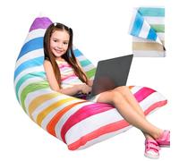 BYZESTY Funda de Puff para Juguetes de Peluche, Puf para Guardar Juguetes de Peluche,Puff Infantil, Puff Niños, Puff Infantiles, Puff Sofa