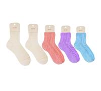 Byzesty Juego de 5 tablas para calcetines, tamaño 26 - 35, plantilla para calcetines, tensor de calcetines, bloc de calcetines, como ayuda para tejer, plantilla de calcetines, regla de calcetines para