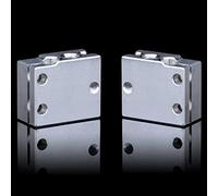 BZ 3D 2PCS PT100 Volcano Heater Block,Procesamiento Fino Aluminio Bloque Calentador Volcano Con Calcetines de silicona,para Volcano Hotend,Sidewinder X1 X2.(2PCS Aluminium)