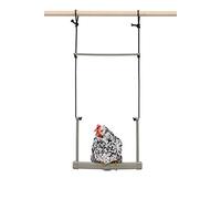 BZ - Columpio para gallinas, 40 x 5 x 30 cm, Color Gris