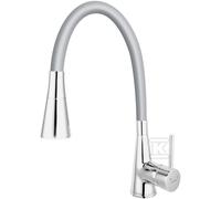 BZA42S Zumba II Grifo cocina cromado caño flexible 2F