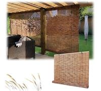BZCKBZ Cortina Enrollable De Bambú For Ventanas Interiores, Persianas De Caña con Elevador Natural Persiana Enrollable Roman para Terraza Cocina Porche Jardín Decorativas(50x160CM/20x63IN)