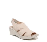BZees Daytona Sandalia de cuña sin cordones para mujer, Chevron de dólar de arena, 37 EU