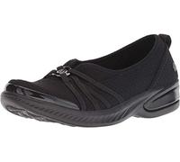 BZees Niche - Zapatos Planos cómodos sin Cordones para Mujer, Negro, (Black Mesh Fabric), 40 EU