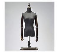 BZGPMFUD Maniquíes Busto de Torso Femenino Desmontable, Soporte de maniquí de Media Escala con Base de Madera for Costura, modistas, Ropa, Vestidos y exhibición de Joyas.