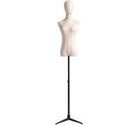 BZGPMFUD Maniquíes Lady Torso Body Adjustable Height Clothing Display Rack Halfling Dress Suit Prop Rack Window Shop Clothes