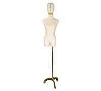 BZGPMFUD Maniquíes Maniquíes, Torso de Ropa Femenina, Modelo de escaparate, Busto, trípode