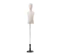 BZGPMFUD Maniquíes Torso Corporal for niño, maniquí de Ropa for Vestido de Novia Ajustable, Forma de Vestido Corporal con Base de Madera for Costura, modistas, exhibición de Vestidos.