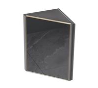 BZJPRFC Armario De Esquina con Espejo, Armario De Baño con Espejo De Una Puerta, 2 Capas De Espacio De Almacenamiento, Espejo HD con Marco De Aleación De Aluminio, For Dormitorio