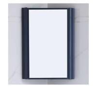 BZJPRFC Armario De Esquina con Espejo, Armario De Baño De Una Puerta con Espejo De Pared, Marco De Aleación De Aluminio, Espejo HD, Diseño Ventilado, For Baño(Blue)