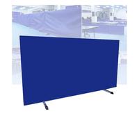 BZJPRFC Deflector De Tenis De Mesa De Alta Resistencia, Valla Perimetral For Cancha De Ping-Pong, Separadores De Pista con Marco Galvanizado, Capacidad De Carga De 70 Kg, For Estudio(Blue,3 Pieces)