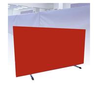 BZJPRFC Deflector De Tenis De Mesa De Alta Resistencia, Valla Perimetral For Cancha De Ping-Pong, Separadores De Pista con Marco Galvanizado, Capacidad De Carga De 70 Kg, For Estudio(Red,4 Pieces)