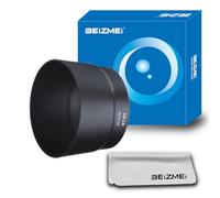BZM - Cubierta para objetivo de cámara compatible con Canon EF-S 55-250mm f/4-5.6 is STM lente de cámar paño de limpieza de lente (ET-63)