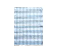 BZSDDY Servilletas de Lino y algodón Azul Claro 6/12/24 Uds. 30x40CM servilletas de Cuadros Vichy Grandes Reutilizables Lavables para Cena Mantel Individual para Mesa de algodón