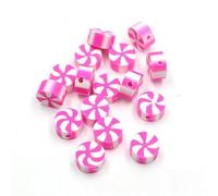 BZSQD 100/200/500/1000 Cuentas de Arcilla arcoíris de 0.394 in, Cuentas de Arcilla polimérica Suaves y Ligeras para Actividades artesanales de Bricolaje para niños, fabricación de Pulseras