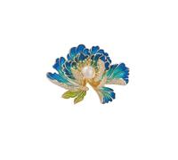 BZSQD 2-6 broches de diamantes de imitación de estilo vintage de 4 x 5 cm, coloridos y elegantes, joyería floral hecha a mano, perfectos para fiestas y bodas, 4*5cm 6pcs