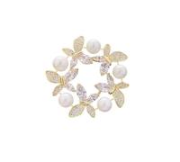 BZSQD 2-6 broches de flores de diamantes de imitación de estilo vintage de 4,8 x 4,8 cm, hechos a mano, coloridos pines de solapa para fiestas, bodas, uso casual, regalos, 4.8*4.8cm 2pcs