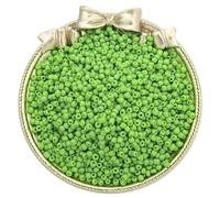 BZSQD 4500-30000PCS 2/3/4mm Cuentas de semilla de Vidrio Azul Claro para Hacer Joyas Cuentas de Pony Cuentas de arroz Mini Cuentas de semilla para Pulsera Cuentas de semilla de Perlas