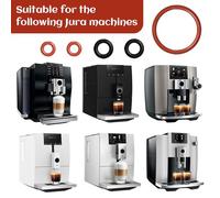 Bzzerumy Juego de 10 juntas tóricas para cafeteras automáticas Jura, juego de juntas, juego de juntas, juego de juntas tóricas