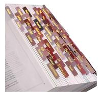 Bzzerumy Juego de notas adhesivas para Biblia, pestañas adhesivas de índice, marcadores de página, pestañas adhesivas transparentes, accesorios para la Biblia para el estudio, la escuela y la oficina