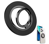 Bzzerumy Soporte magnético para teléfono móvil, soporte magnético para teléfono móvil, soporte para dedos, soporte con dos lados magnéticos, compatible con iPhone 15 Pro Max 14 13 12, Android,