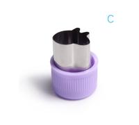 C-1 Cortador de verduras con forma de estrella y corazón, mango de plástico, herramientas de cocina portátiles