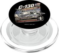 C-130 Hercules Vintage/Retro Diseño Coleccionable PopSockets PopGrip para MagSafe