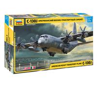 C-130j American Heavy Transport Avión 1:72 Plástico Modelo Kit Zvezda