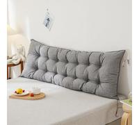 C,150x50cm, Cojín De Lectura Almohada Lumbar Almohadón De Color Sólido para Cama Sofá Y Dormitorio Suave Tatami Dormitorio Reposacabezas De Cama Cojín De Respaldo De Lectura