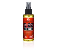 C-22 Solvent Removedor de adhesivo de acción rápida para sistemas de cuero cabelludo y cabello, suave con la piel, enjuaga con agua y jabón (4 onzas líquidas)