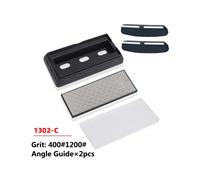 (C-4001200-2KC-choice) Pietra per affilare i coltelli da cucina con base diamantata a doppia faccia,