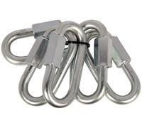 C.A.M.P. - Mosquetón - Set 5 Oval Quick Link Steel 10 mm