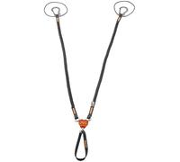 C.A.M.P. X-GYRO Leash LEASH-85/129 cm, Unisex Adulto, Negro/Gris/Naranja, 85/129 cm