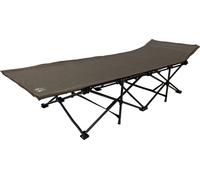 C.A.O. - Cama de Campamento Paraguas Bienestar en Tubos de Acero + Tela de poliéster 600D - Color Gris - Longitud 188 cm - Ancho 66 cm - Altura 35 cm (Capa) - 48 cm (Cabeza)
