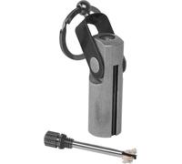 C.A.O. - Encendedor de tormenta Recargable de Acero - Color Gris - Longitud 7,5 cm - Ancho 1,8 cm - Altura 3 cm