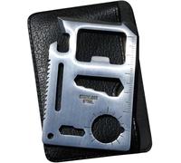 C.A.O. - Placa de Supervivencia de Acero Inoxidable - Longitud 6,86 cm - Ancho 4,45 cm